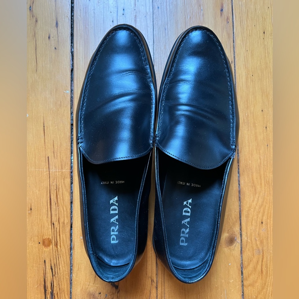 Prada black loafers. Vintage late 90s. - Picture 4 of 9